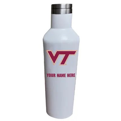 Virginia Tech Hokies 17oz. Personalized Infinity Stainless Steel Water Bottle - White