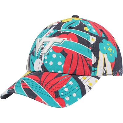 Casquette réglable Virginia Tech Hokies Plumeria Clean Up '47 pour femme