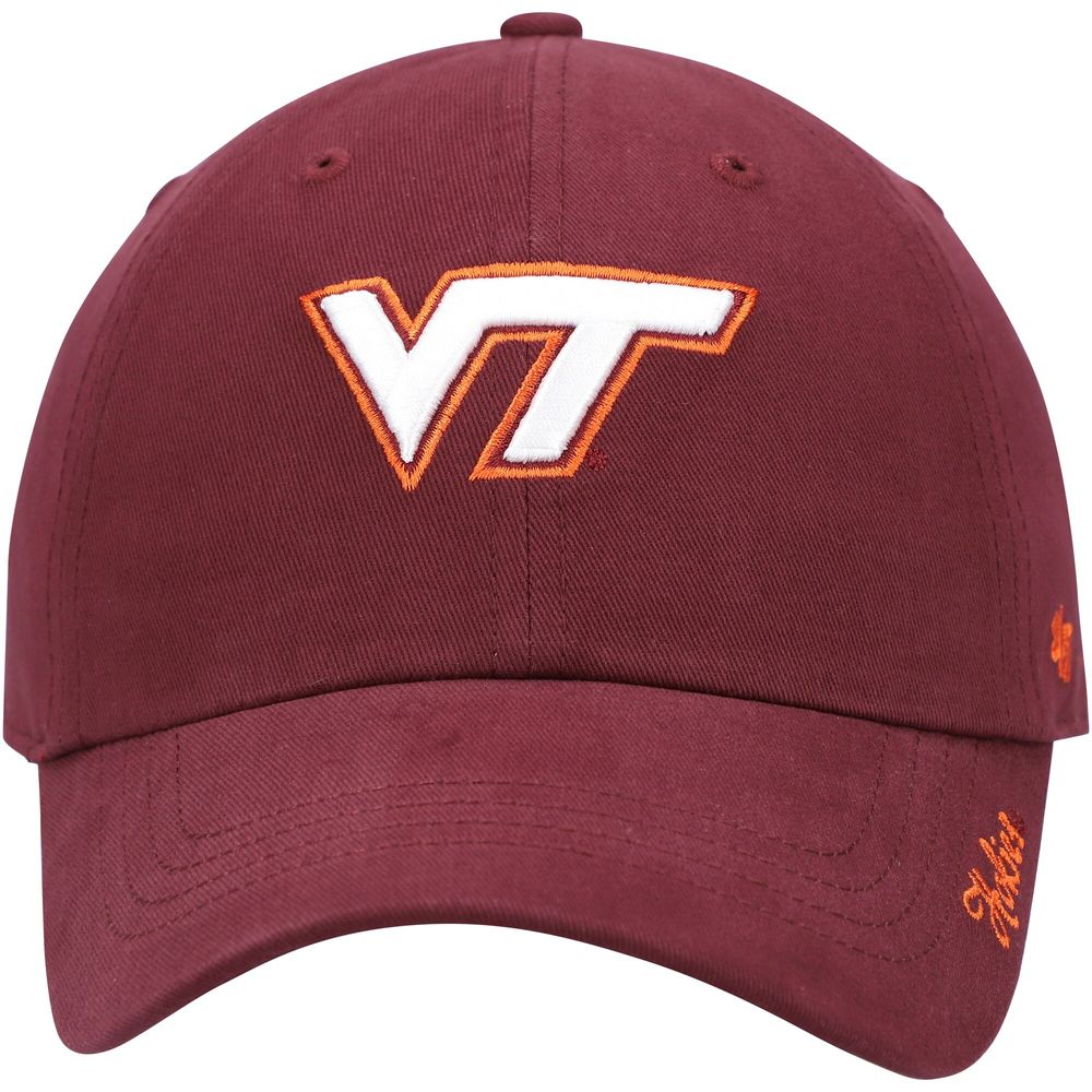 Women's '47 Maroon Virginia Tech Hokies Miata Clean Up Logo Adjustable Hat