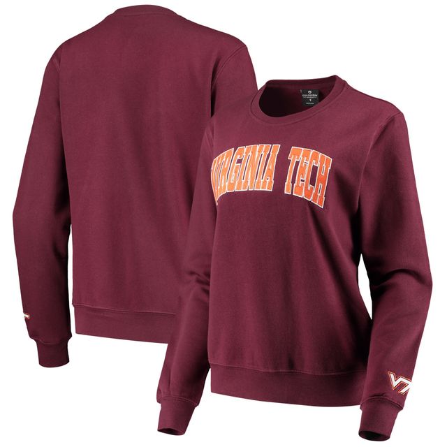 Sweat-shirt Colosseum marron Virginia Tech Hokies Campanile pour femmes