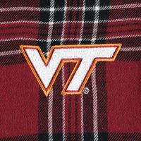 Women's Concepts Sport Maroon/Black Virginia Tech Hokies Badge T-Shirt & Flannel Pants Sleep Set