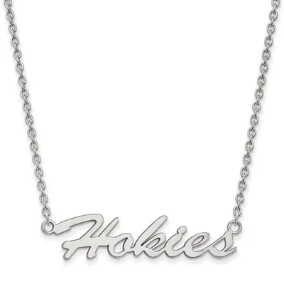 Virginia Tech Hokies Women's Sterling Silver Script Necklace
