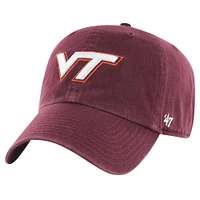 Youth '47 Maroon Virginia Tech Hokies Clean Up Adjustable Hat