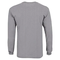 T-shirt à manches longues gris Champion des jeunes Virginia Tech Hokies Arch Over Logo