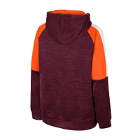 Sweat à capuche pour jeunes Colosseum Maroon Virginia Tech Hokies