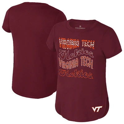 T-shirt Rogan des Virginia Tech Hokies du Colisée pour jeunes, bordeaux