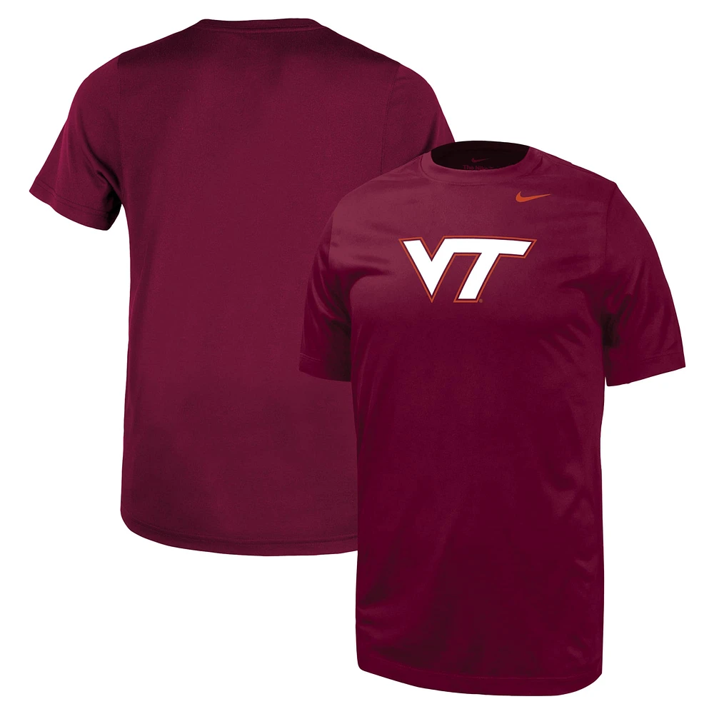 Youth Nike Maroon Virginia Tech Hokies Legend T-Shirt