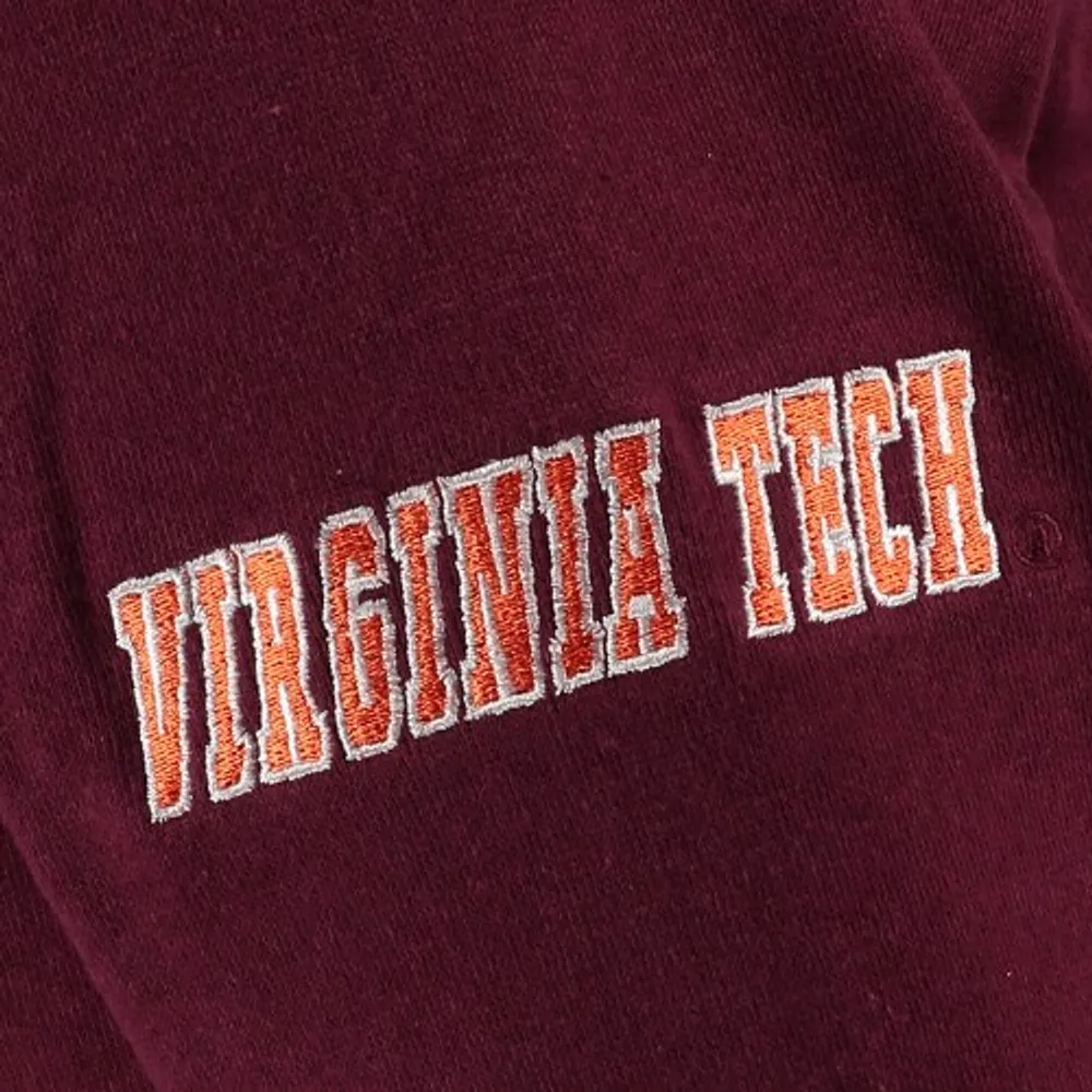 Sweat à capuche avec grand logo Virginia Tech Hokies pour jeunes Stadium Athletic