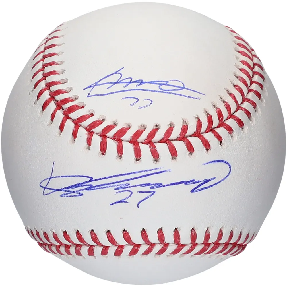 Lids Vladimir Guerrero Jr. & Vladimir Guerrero Fanatics Authentic Autographed  Baseball