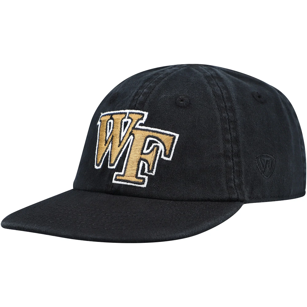 Infant Top of the World  Black Wake Forest Demon Deacons Mini Me Flex Hat