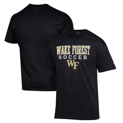 Wake Forest Demon Deacons Champion Soccer Stack Logo T-Shirt