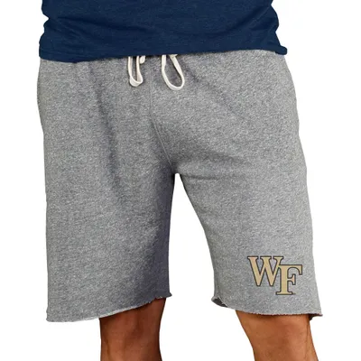 Wake Forest Demon Deacons Concepts Sport Mainstream Terry Shorts - Gray