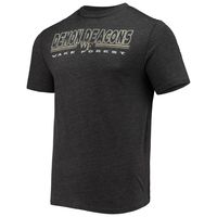 Men's Concepts Sport Heathered Charcoal/Black Wake Forest Demon Deacons Meter T-Shirt & Pants Sleep Set