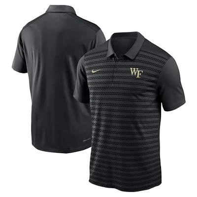 Polo de performance Nike Wake Forest Demon Deacons 2024 Sideline Victory Coaches pour homme, noir