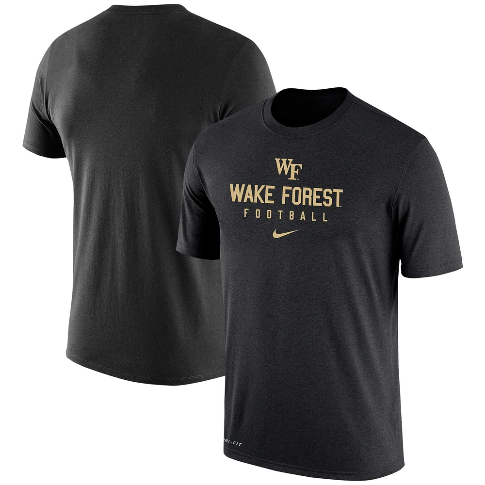 Men's Nike  Black Wake Forest Demon Deacons Changeover T-Shirt