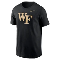 Men's Nike Black Wake Forest Demon Deacons Logo T-Shirt