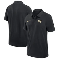 Polo Nike Wake Forest Demon Deacons Performance pour homme Noir