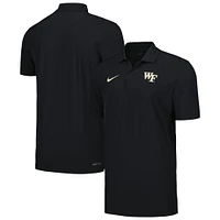 Polo Nike Wake Forest Demon Deacons Sideline noir pour homme