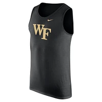 Men's Nike Black Wake Forest Demon Deacons Tank Top