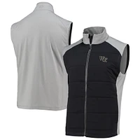 Men's Southern Tide Gray Wake Forest Demon Deacons Performance Full-Zip Vest