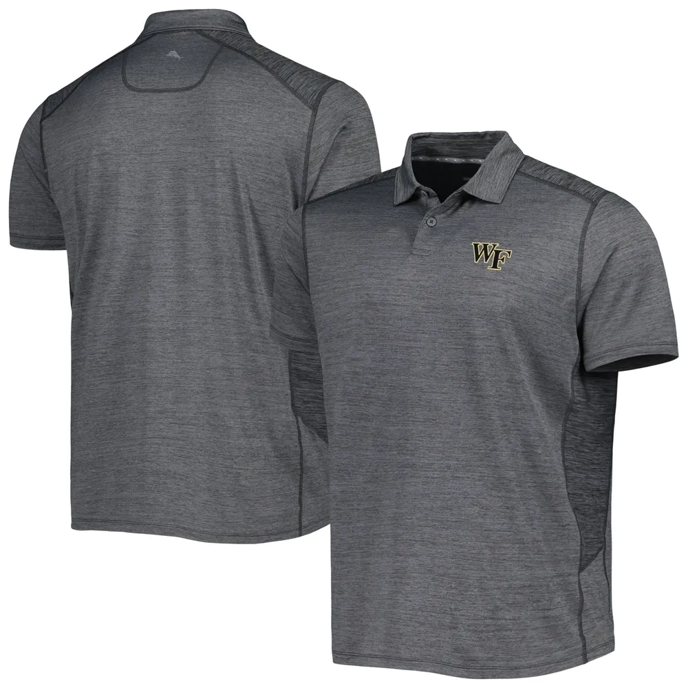 Polo Tommy Bahama Gris Wake Forest Demon Deacons Delray IslandZone pour homme