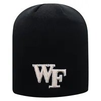 Bonnet en tricot pour hommes Top of the World Black Wake Forest Demon Deacons Core