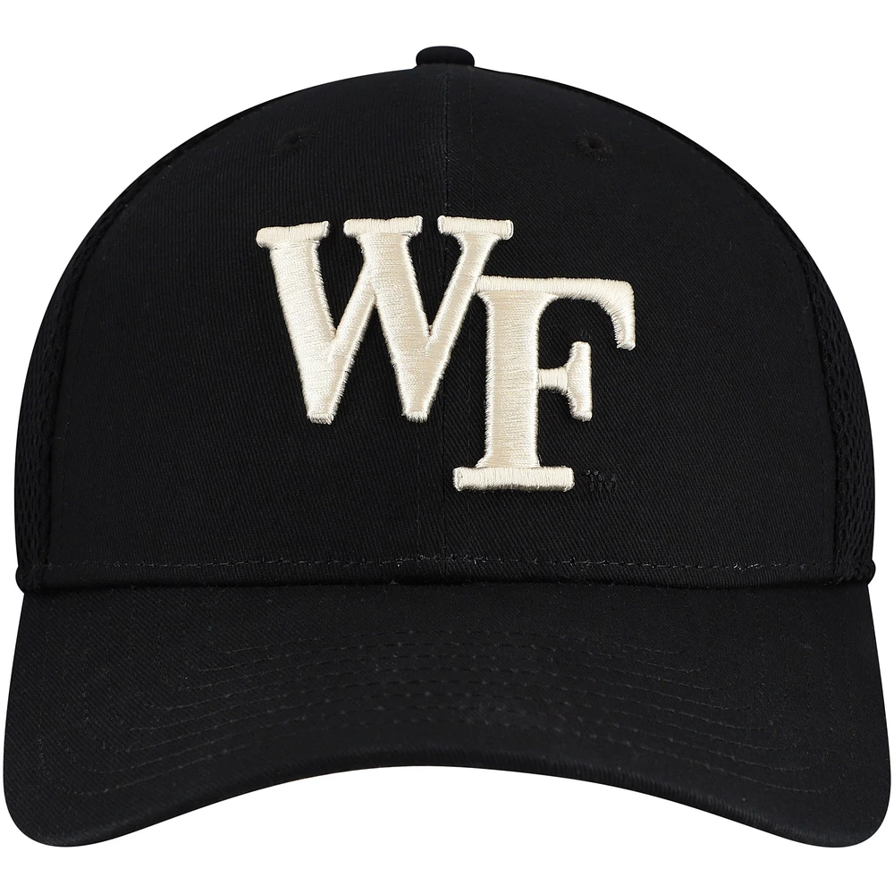 Top of the World Black Wake Forest Demon Deacons Spacer Flex Hat pour hommes