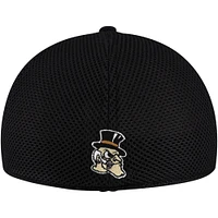 Men's Top of the World Black Wake Forest Demon Deacons Spacer Flex Hat