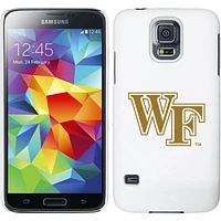 Coque Thinshield pour Galaxy S5 Wake Forest Demon Deacons avec logo principal - Blanc