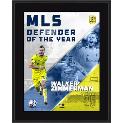 Walker Zimmerman Nashville SC Fanatics Authentic 10.5" x 13" 2021 MLS Season Defender of the Year Award Sublimated Plaque