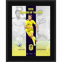 Walker Zimmerman Nashville SC Unsigned 10.5" x 13" 2020 MLS Season Defender of the Year Award Sublimated Plaque