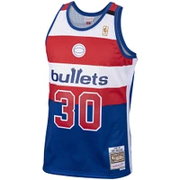 Maillot Swingman Mitchell & Ness Ben Wallace Royal Washington Bullets 2001/02 Hardwood Classics pour homme