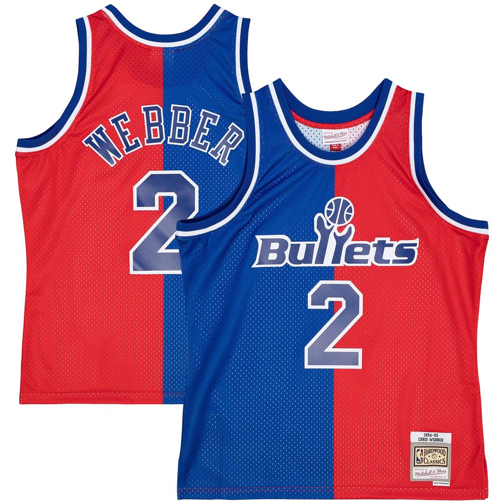 Chris Webber Washington Bullets Mitchell & Ness Youth 1994-95 Hardwood  Classics Swingman Jersey - Red