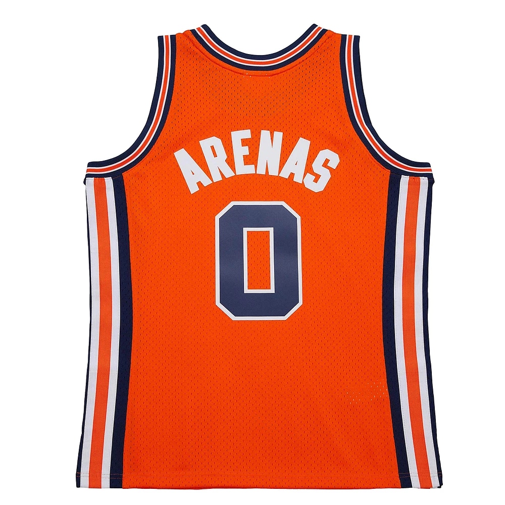 Maillot Swingman Mitchell & Ness Gilbert Arenas Orange Washington Bullets 2004/05 Hardwood Classics pour homme