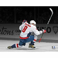 Alex Ovechkin Washington Capitals Unsigned Goal Celebration Spotlight Photograph