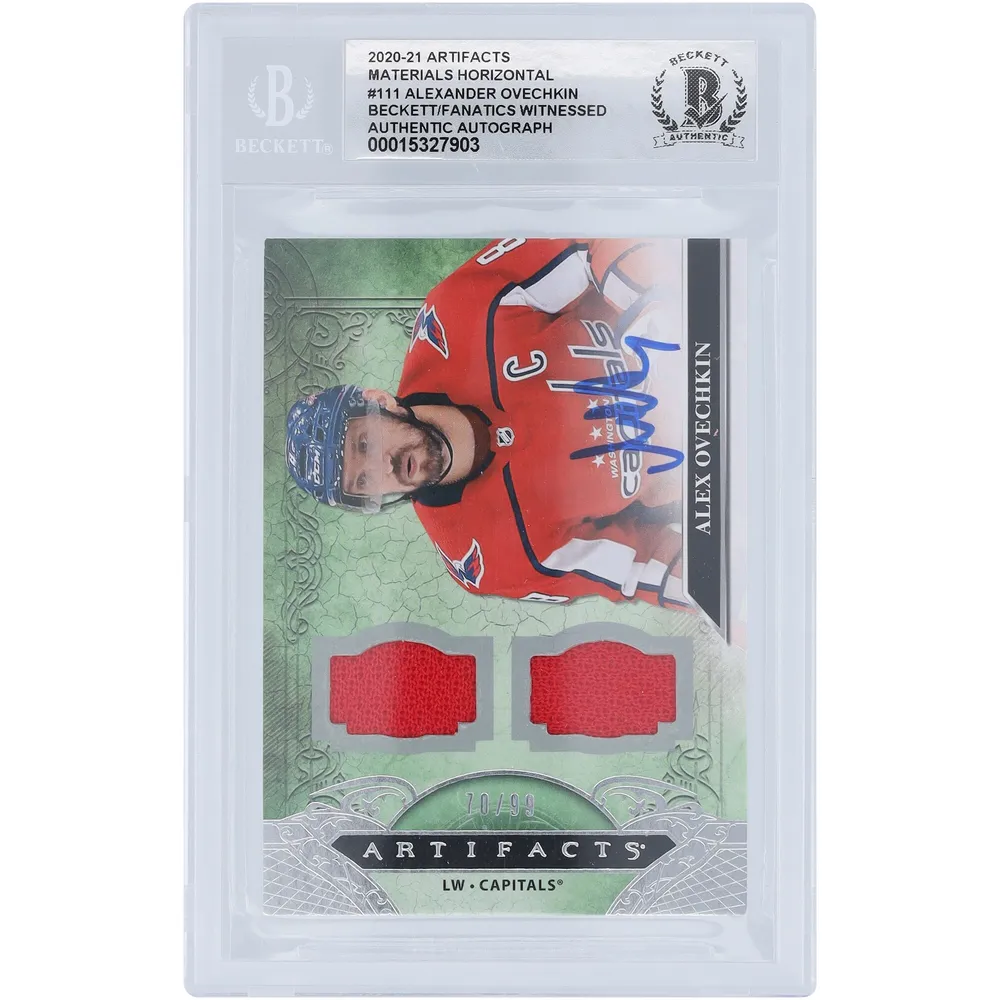 Lids Tom Wilson Washington Capitals Autographed 2020-21 Upper Deck  Artifacts Ink #71 Beckett Fanatics Witnessed Authenticated Card