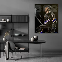Alexander Ovechkin Washington Capitals Autographed 40" x 44" Original Stretched Canvas Artwork - Art by Bill Lopa - Limited Edition #1/1  