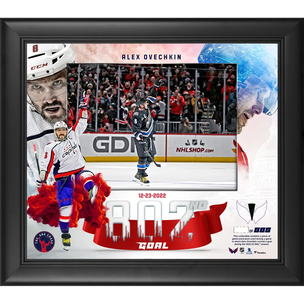 Shop Alex Ovechkin Washington Capitals Framed 700 Goals Collage with a  Piece of Game-Used Puck - Limited Edition of 708