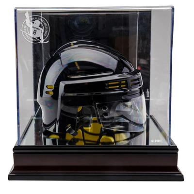 Alexander Ovechkin Washington Capitals Mahogany Mini Helmet 895th Goal Logo Display Case 