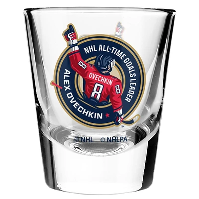 Alexander Ovechkin Washington Capitals NHL All-Time Leading Goal Scorer Two-Pack Shot Glass Set