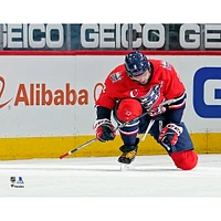 Photographie non signée d'Alexander Ovechkin, 718e but en carrière des Capitals de Washington