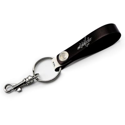 Washington Capitals Personalized Leather Loop Keychain