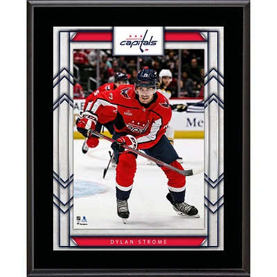 Plaque de joueur sublimée de 10,5" x 13" des Capitals de Washington de Dylan Strome