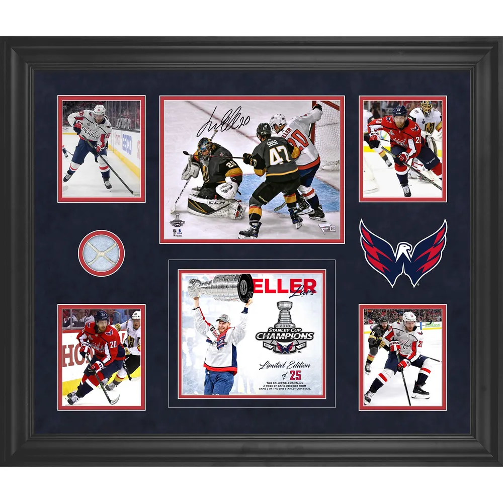 ALEX OVECHKIN Washington Capitals Framed 15 x 17 Game Used Puck