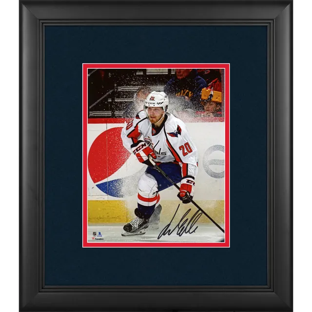 Framed Lars Eller Washington Capitals Autographed Red Alternate