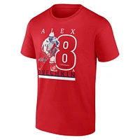 T-shirt de joueur Alexander Ovechkin Athletic Red des Capitals Washington pour hommes Fanatics