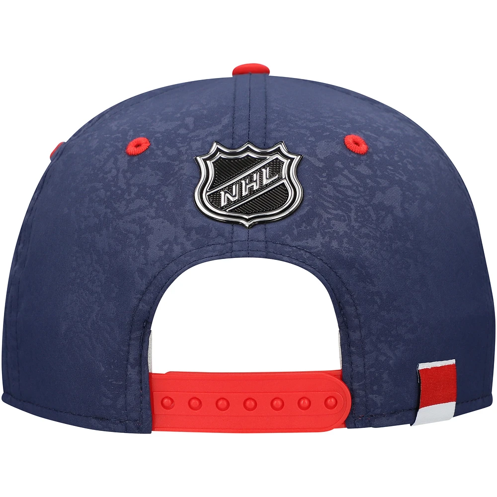 Casquette Snapback avec logo alternatif des Washington Capitals Fanatics pour hommes, bleu marine