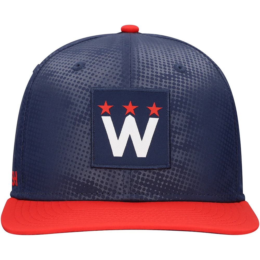Men's Fanatics  Navy Washington Capitals Authentic Pro Rink Snapback Hat