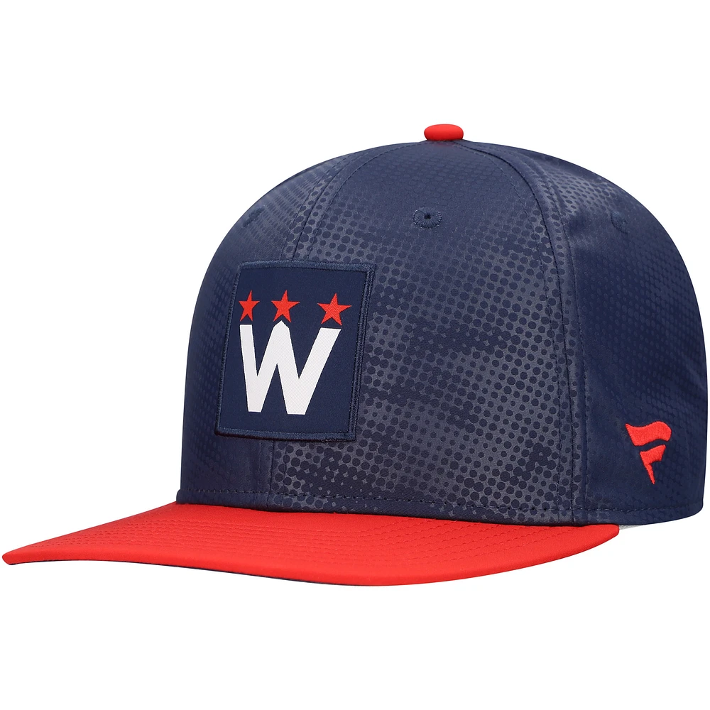 Men's Fanatics  Navy Washington Capitals Authentic Pro Rink Snapback Hat