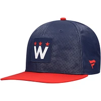 Men's Fanatics  Navy Washington Capitals Authentic Pro Rink Snapback Hat